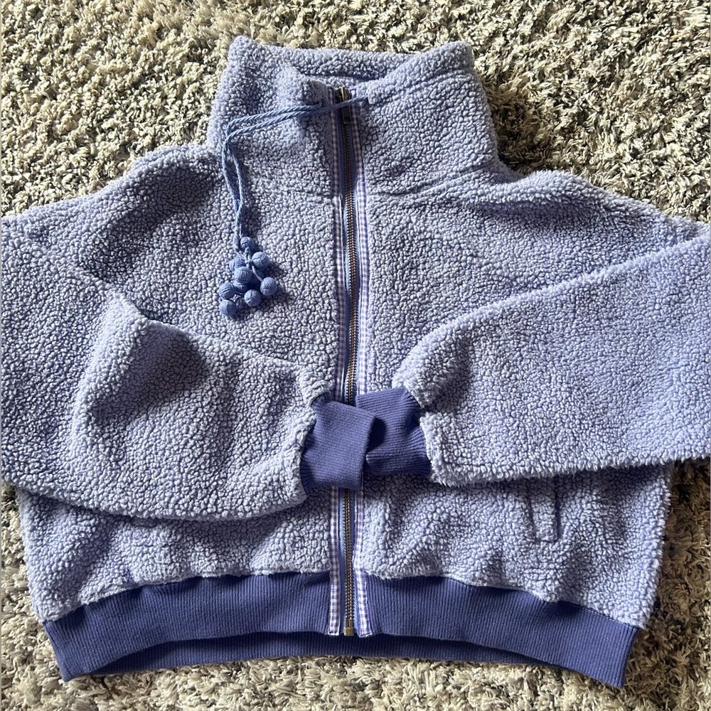 Free People Lavender Teddy Jacket - Picture 5 of 10